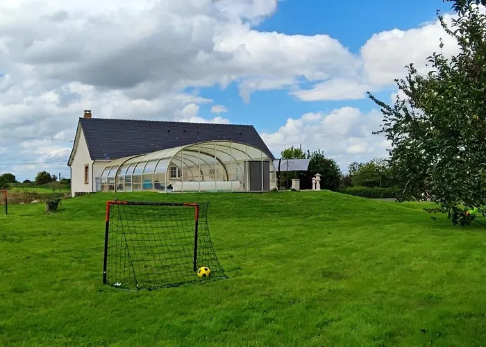 Au Calme, Piscine Couverte Chauffee 365j Σπίτι διακοπών Thiberville